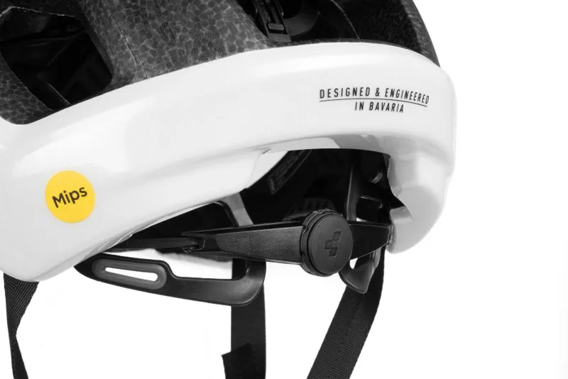 CUBE HERON HELMET IN WHITE/ORANGE-2