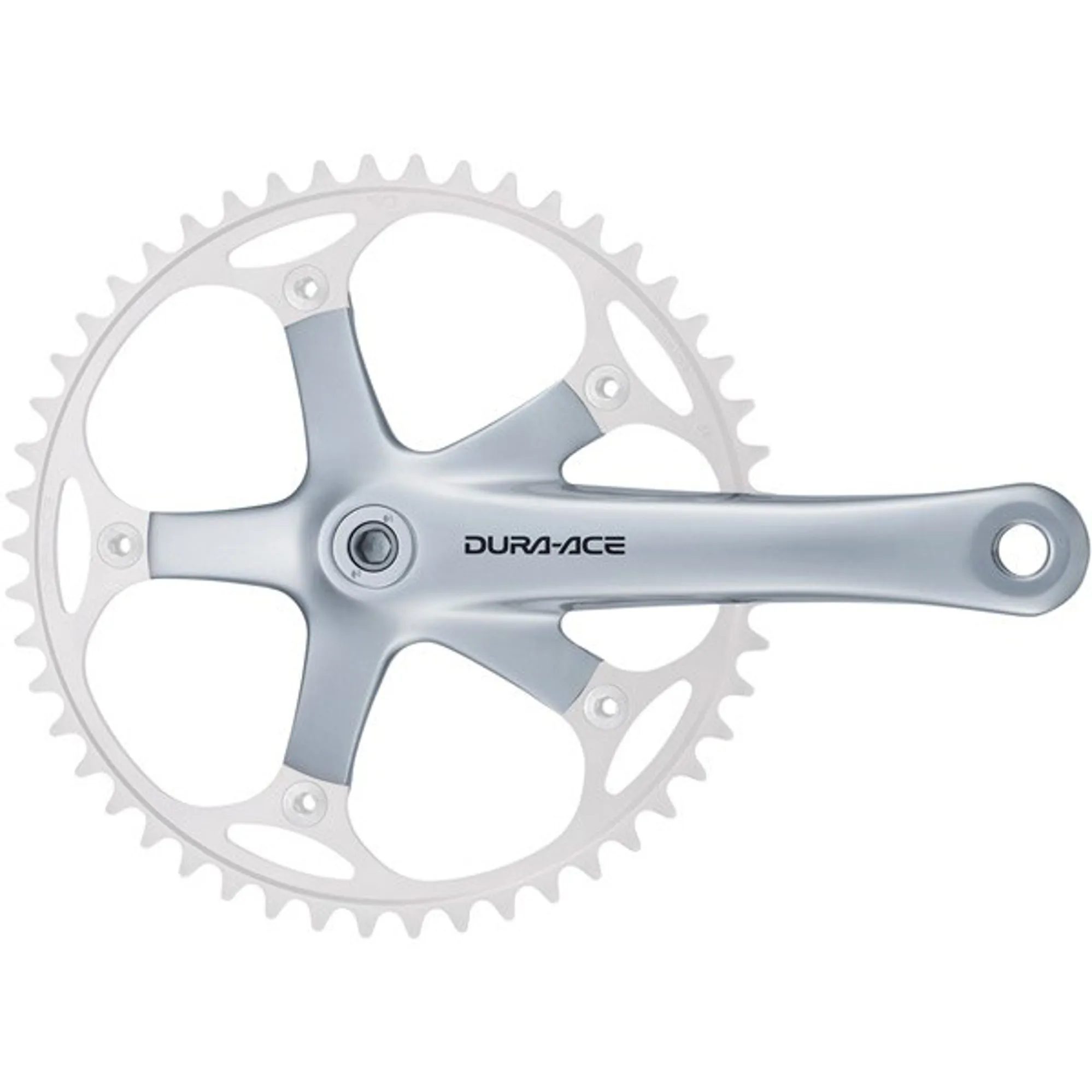 Shimano Dura Ace FC-7710 Track Crankset without Chainring 165mm