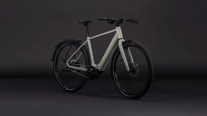 Cube Editor Hybrid Slx 400x FE Electric Hybrid Bike 2026 in Reedbeige/Chrome-5