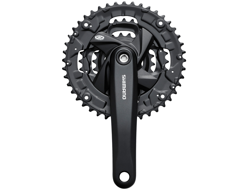 Balfes Bikes Shimano Acera FC-M371 chainset square taper 48 / 36 / 26T 170 mm in Black | Free postage over £30, £10 off first order, price match & 0% finance.