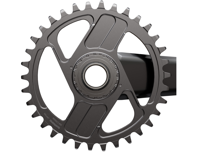 Shimano FC-M9200 XTR crank set without ring in Grey-2