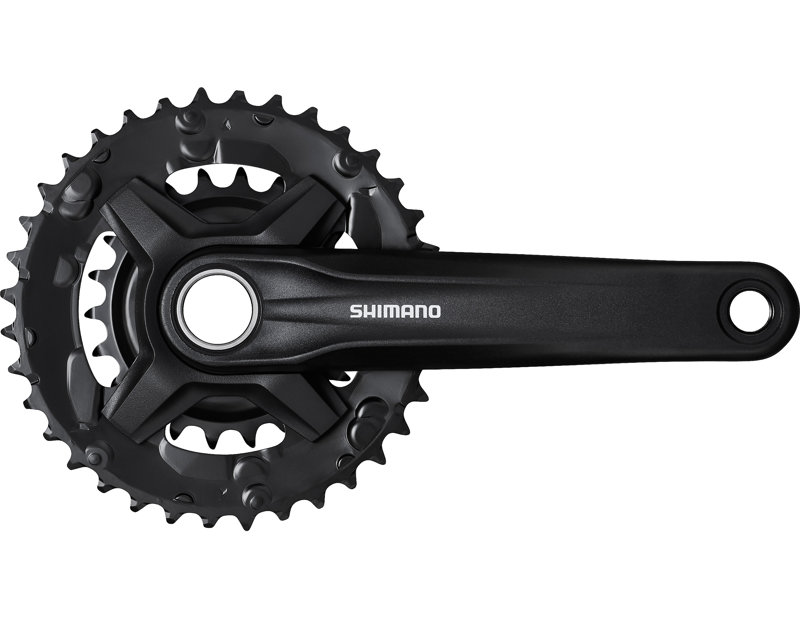 Shimano Altus FC-MT210 9-Speed Chainset 46/30T in Black-1