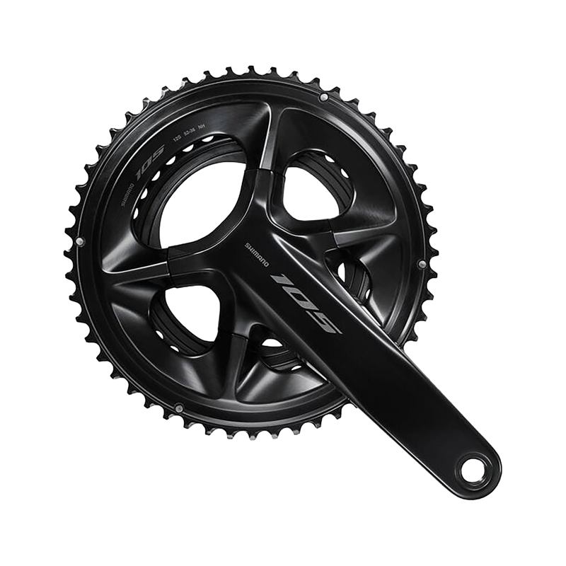 Balfes Bikes Shimano EX DISPLAY FC-R7100 105 Double 12-Speed HollowTech II 175 mm 50/34T Chainset in Black | Free postage over £30, £10 off first order, price match & 0% finance.