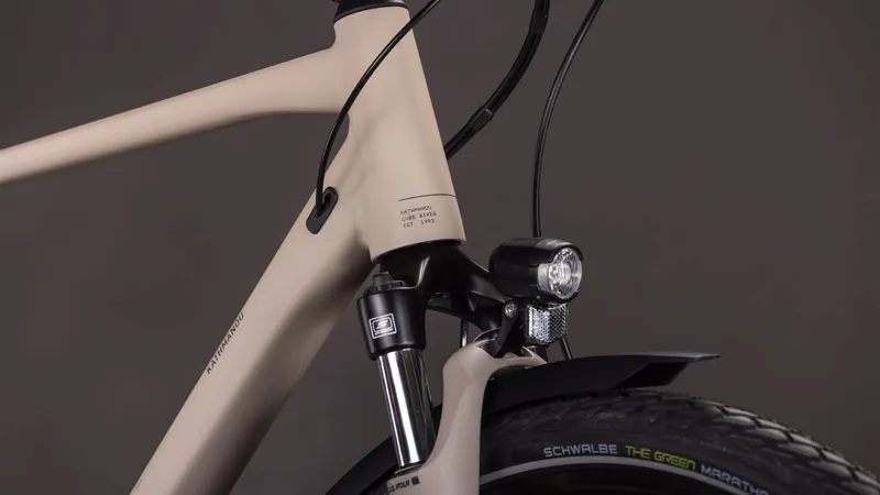 Cube Kathmandu One Hybrid Bike 2026 in Oatgrey/Grey-5