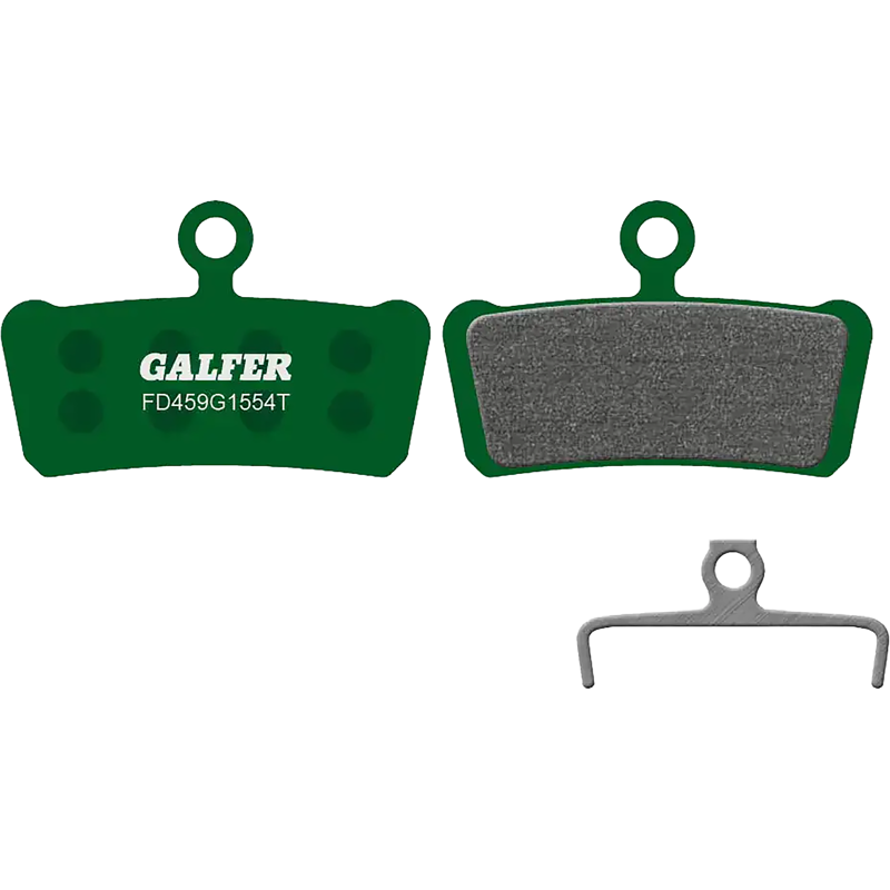 Balfes Bikes Galfer Team Disc Brake Pads Avid XO / SRAM R RS RSC G2 in Green | Free postage over £30, £10 off first order, price match & 0% finance.