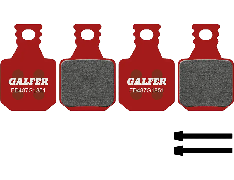 Balfes Bikes Galfer Advanced Disc Brake Pads in Red | Free postage over £30, £10 off first order, price match & 0% finance.