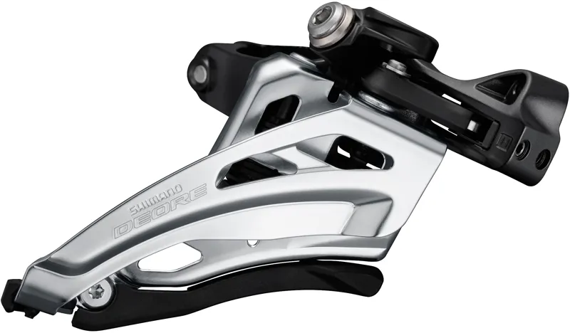 Balfes Bikes Shimano Deore M6000-M Triple Front Derailleur Mid Clamp in Silver | Free postage over £30, £10 off first order, price match & 0% finance.