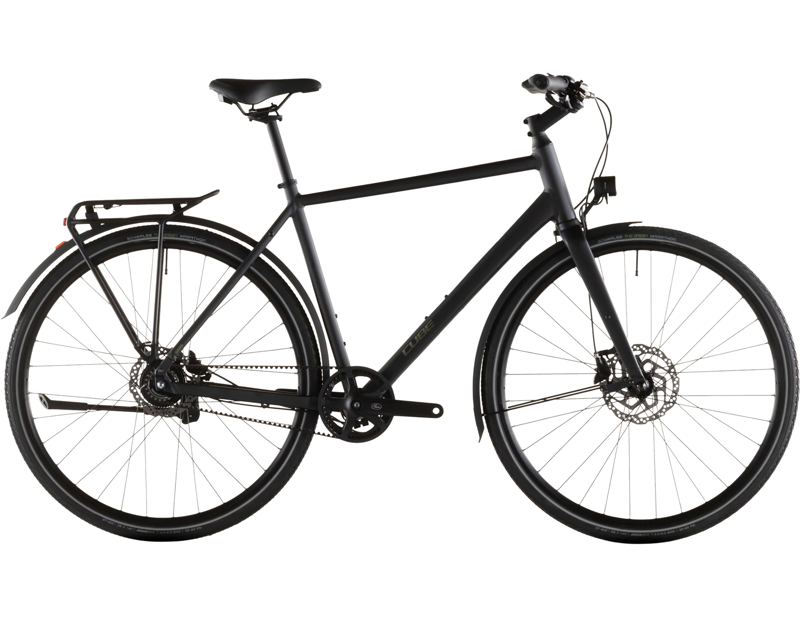 Balfes Bikes Cube Nulane Comfort Exc Fe Hybrid Bike 2026 in Grey/Chrome | Free postage over £30, £10 off first order, price match & 0% finance.