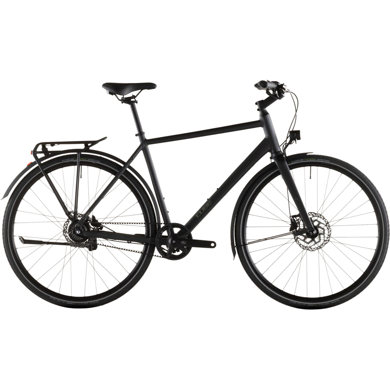 Balfes Bikes Cube Nulane Comfort Exc Fe Hybrid Bike 2026 in Grey/Chrome | Free postage over £30, £10 off first order, price match & 0% finance.