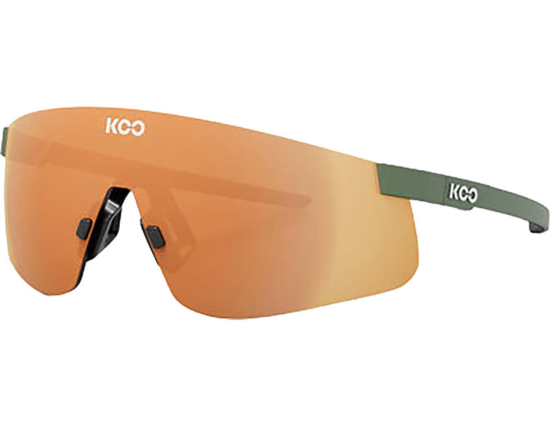 Balfes Bikes Koo Nova Sunglasses in Olive Green Matt/Orange Mirror | Free postage over £30, £10 off first order, price match & 0% finance.