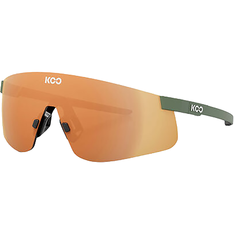 Balfes Bikes Koo Nova Sunglasses in Olive Green Matt/Orange Mirror | Free postage over £30, £10 off first order, price match & 0% finance.