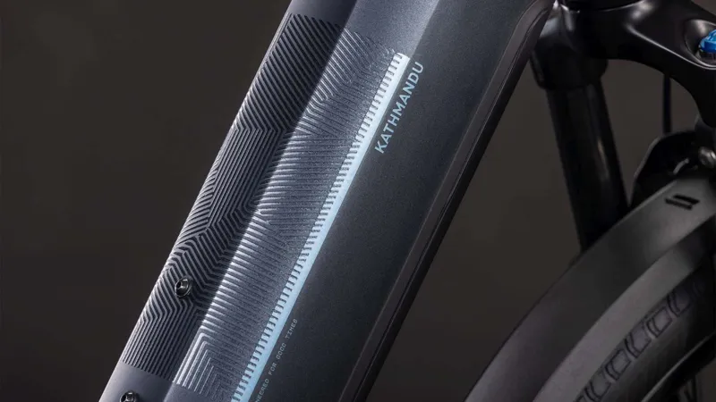 Cube Kathmandu Hybrid One 800 EE Electric Hybrid Bike 2026 in Metallic Grey-4