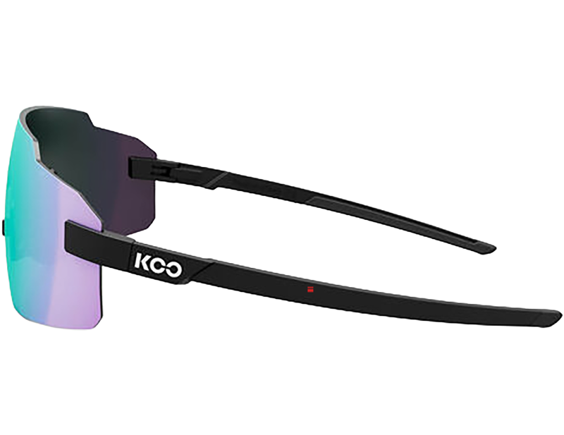 Koo Supernova Sunglasses in Black Matt/Green Mirror-2