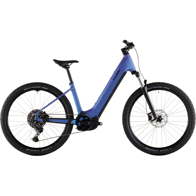 Balfes Bikes Cube Reaction Hybrid One 800 EE Electric Mountain Bike 2026 in Blueiris/Reflex | Free postage over £30, £10 off first order, price match & 0% finance.