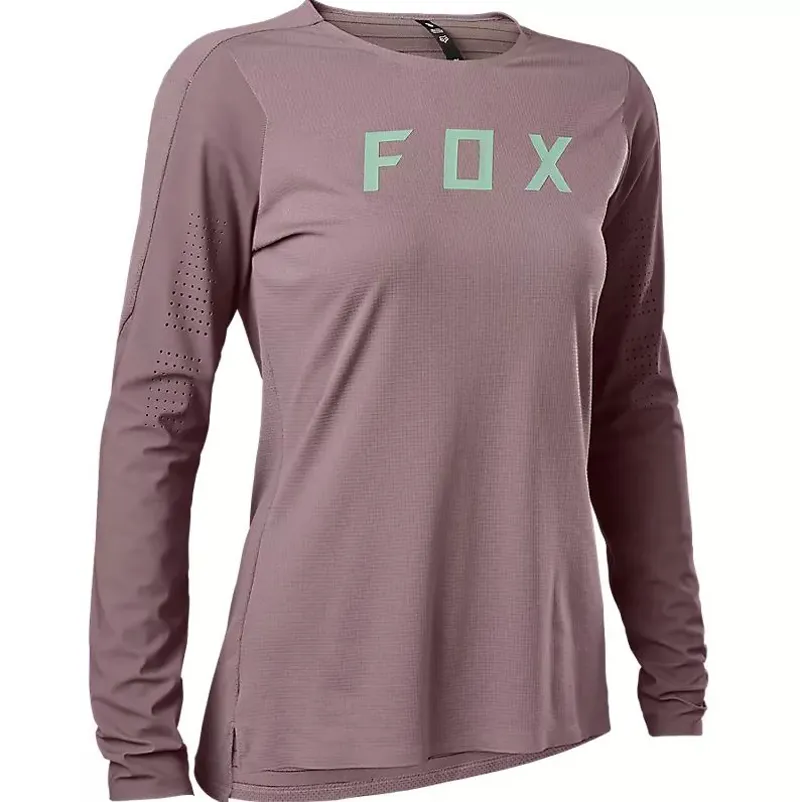 Fox Racing Women's Flexair Pro Long Sleeve Jersey in Plum