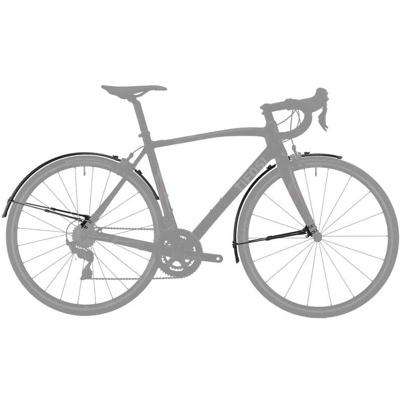 Flinger Race Pro Clip Mudguard in Black-1