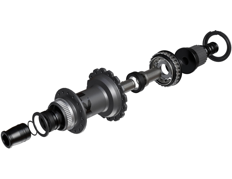 Shimano FH-M9210 XTR 12-speed MICRO SPLINE freehub Center Lock disc 32H 12 x 148 mm in Black-1