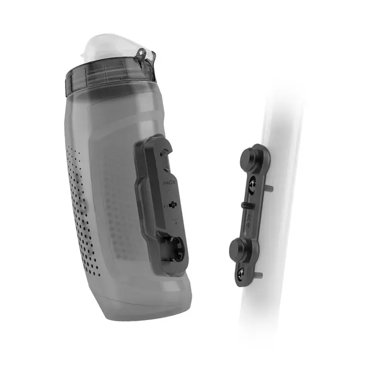 Balfes Bikes Fidlock TWIST Bottle 590 + Bike Base in Transparent Black | Free postage over £30, £10 off first order, price match & 0% finance.