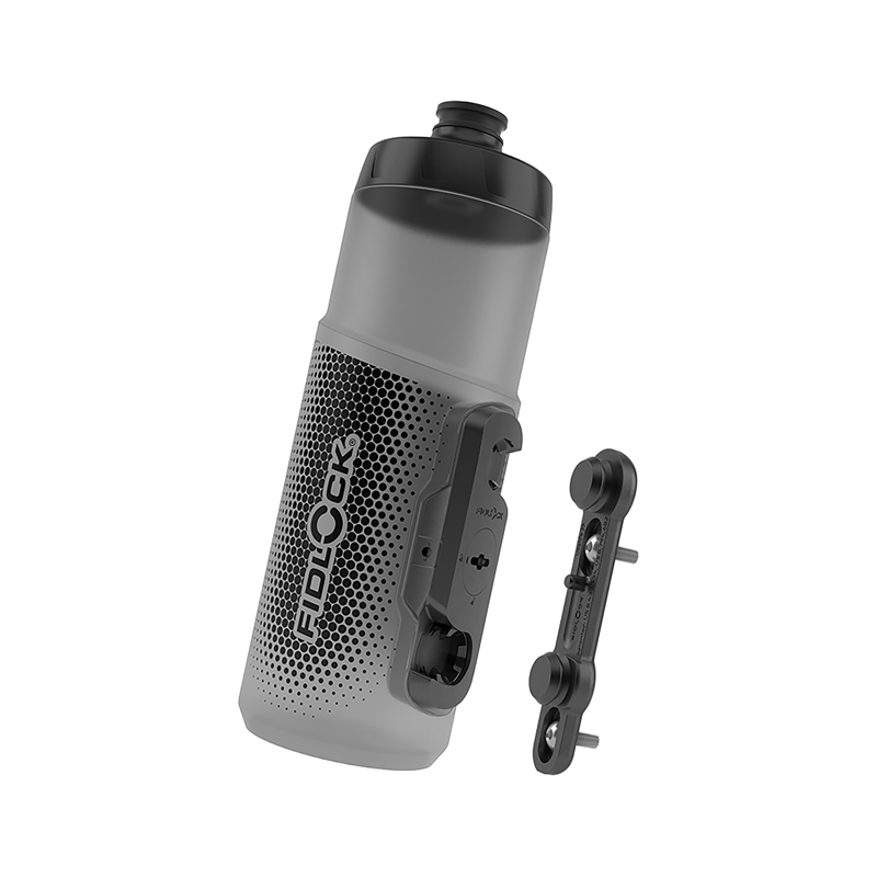 Balfes Bikes Fidlock TWIST Bottle 600 with Connector and Bike Base Mount in Trans Black | Free postage over £30, £10 off first order, price match & 0% finance.