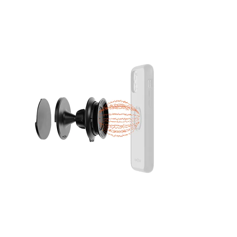 Fidlock VACUUM Wall Base Magnetic Smartphone Base in Black-1