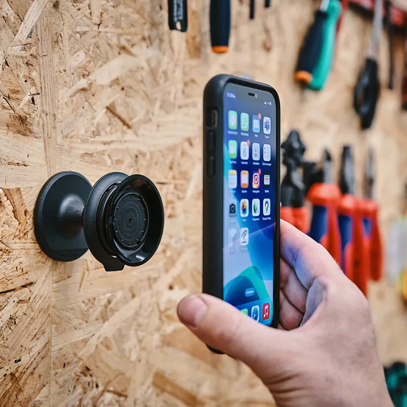 Fidlock VACUUM Wall Base Magnetic Smartphone Base in Black-2