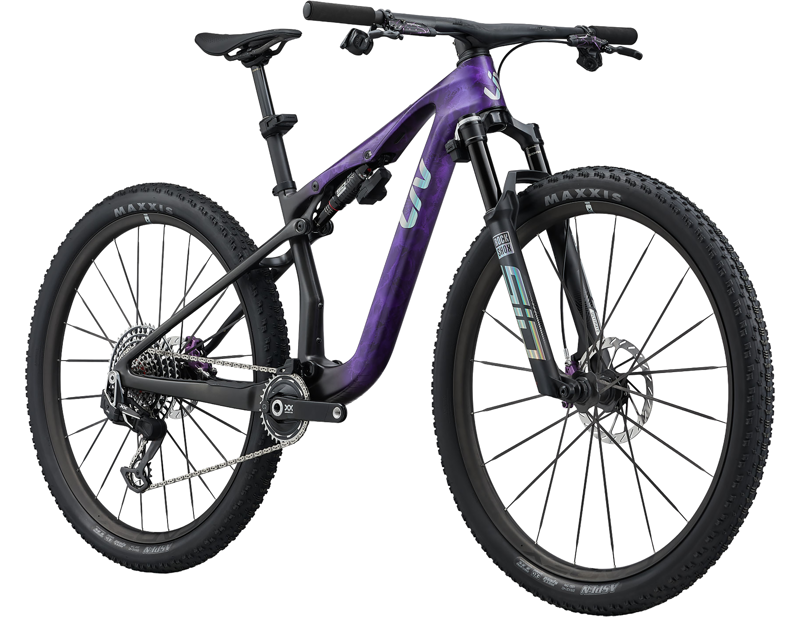 Liv Pique Advanced SL SE Women's Carbon Full Suspension Mountain Bike 2027 in Satin Stella Storm-1