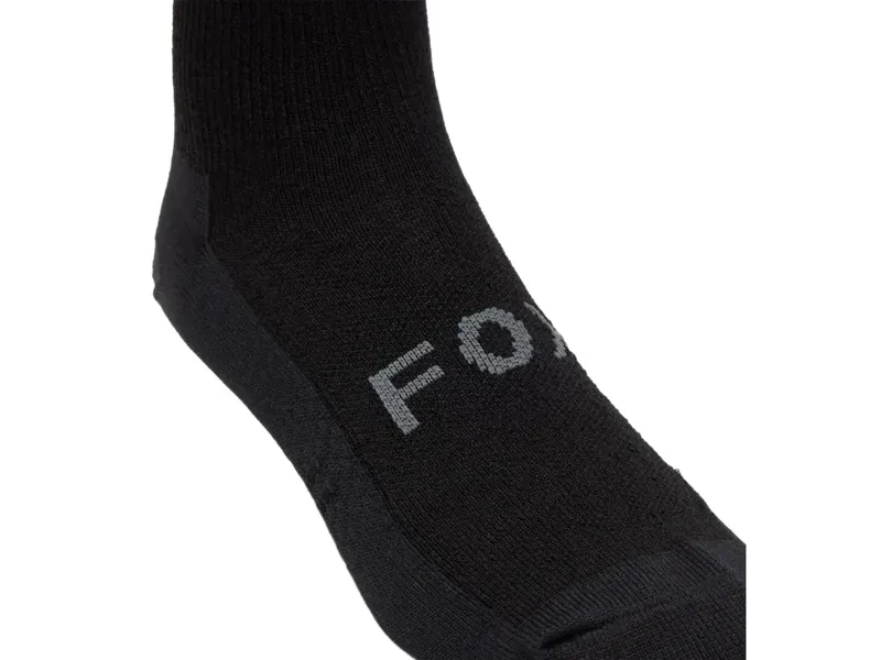 Fox 6 inch Flexair Merino Sock in Black-2