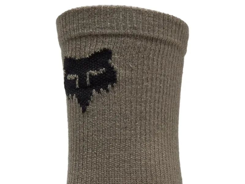 Fox 6 inch Flexair Merino Sock in Black-1