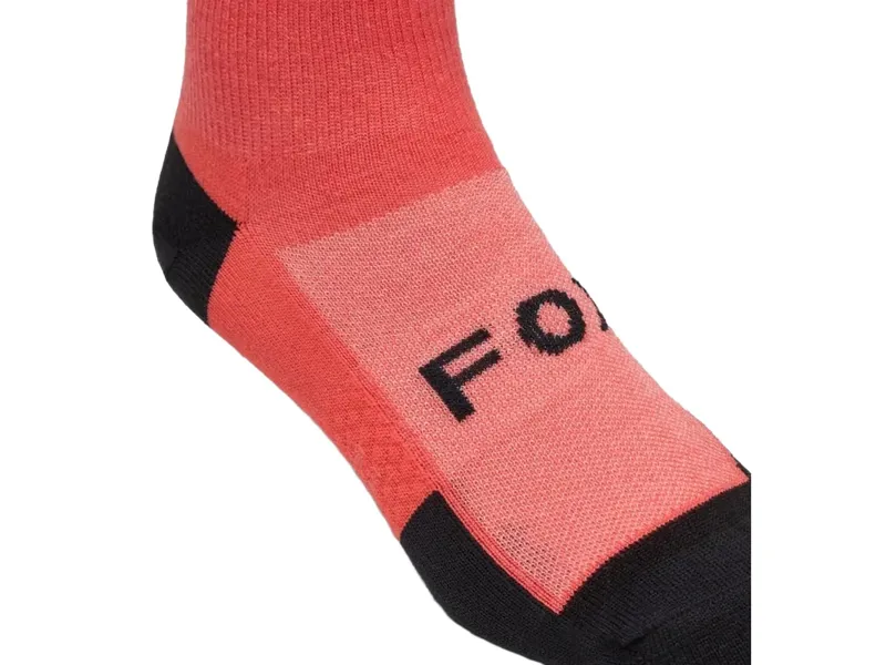 Fox 6 inch Flexair Merino Sock in Neo Pink-2