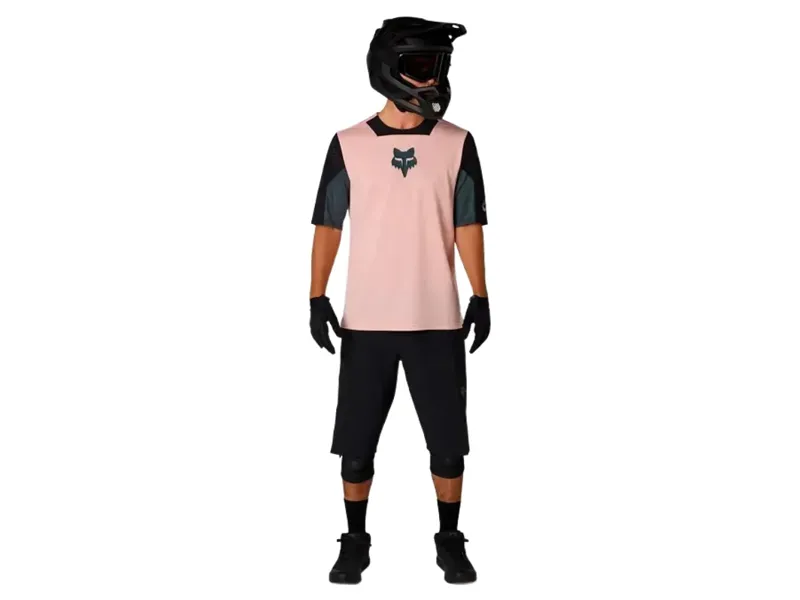 Fox Defend Creation Short Sleeve Jersey in Blush-5
