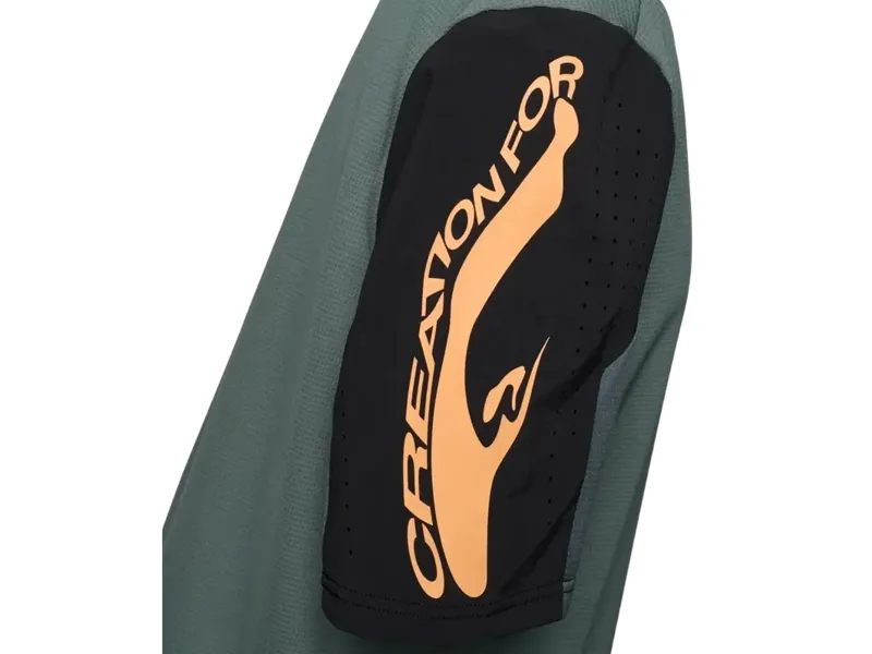 Fox Defend Creation Short Sleeve Jersey in Sage-2