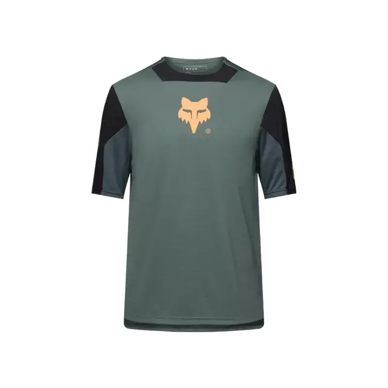Balfes Bikes Fox Defend Creation Short Sleeve Jersey in Sage | Free postage over £30, £10 off first order, price match & 0% finance.