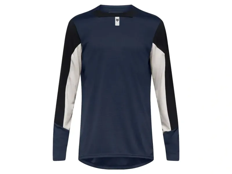 Fox Racing Defend Long Sleeve Jersey in Galaxy Blue