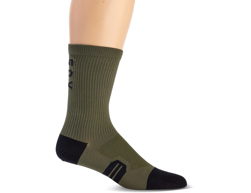 Fox Defend Sock 8 inch in Olive Green-1
