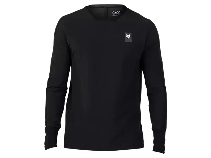 Fox Defend Thermal Long Sleeve Jersey in Black