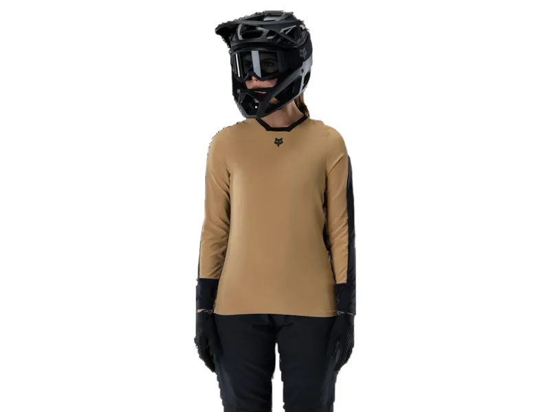 Fox Defend Thermal Women's Jersey in Brown Sugar