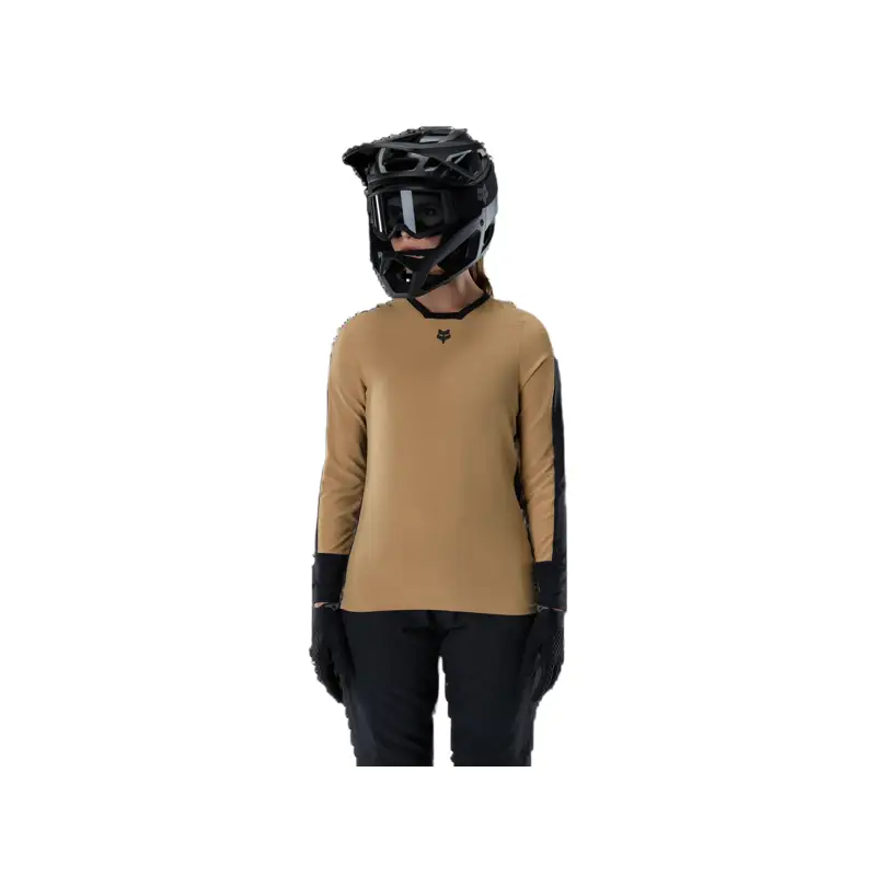 Balfes Bikes Fox Defend Thermal Women's Jersey in Brown Sugar | Free postage over £30, £10 off first order, price match & 0% finance.