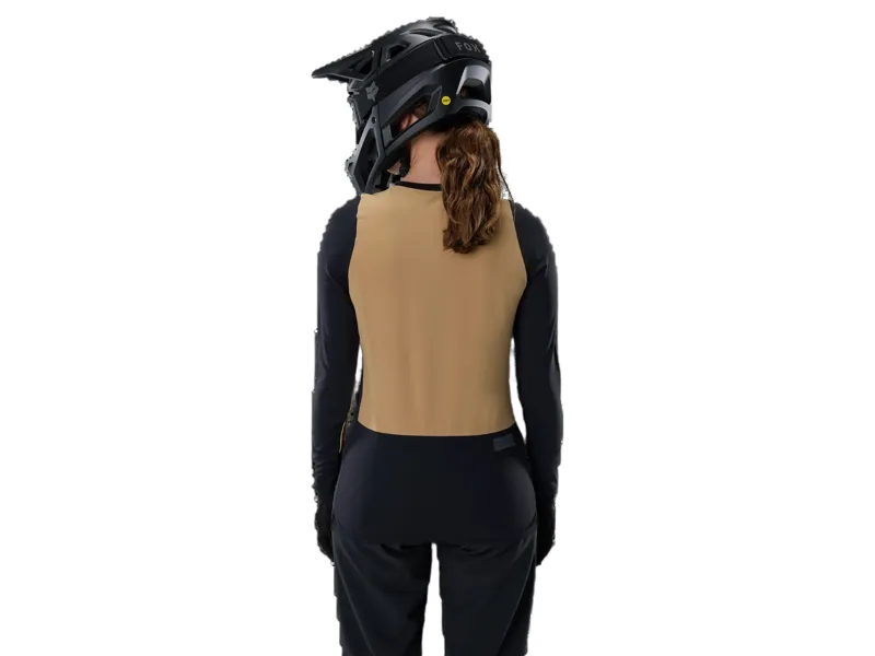 Fox Defend Thermal Women's Jersey in Brown Sugar-1