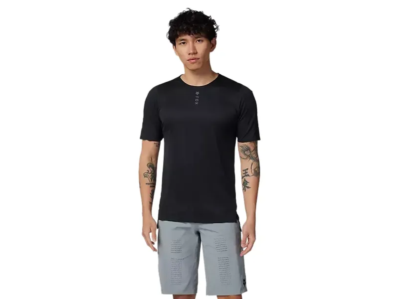 Fox Racing Flexair Pro Short Sleeved Jersey in Black-2
