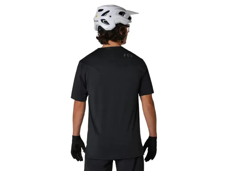 Fox Flexair Short Sleeve Jersey in Black-3