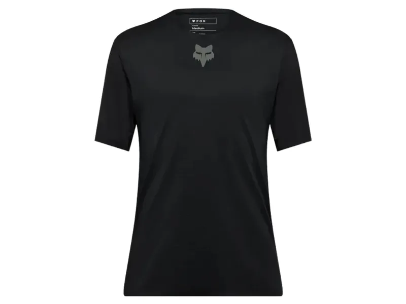 Fox Flexair Short Sleeve Jersey in Black