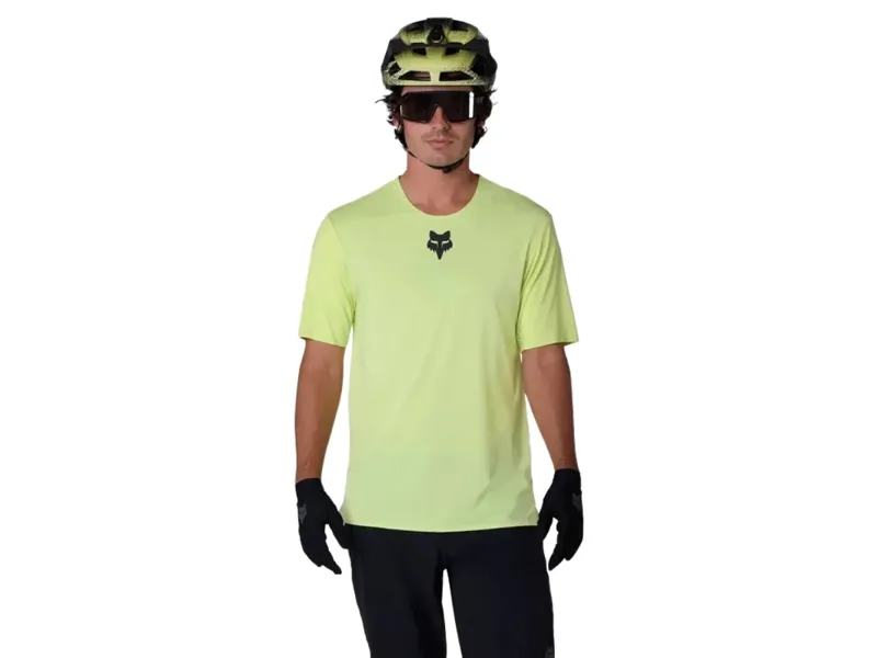 Fox Flexair Short Sleeve Jersey in Green-2