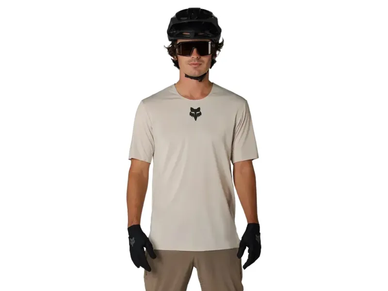 Fox Flexair Short Sleeve Jersey in White-2