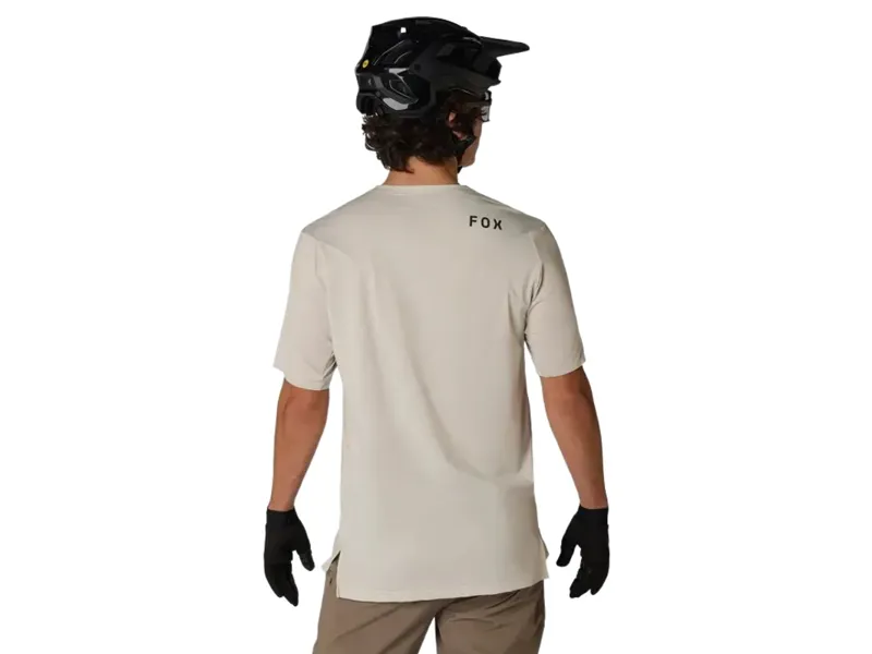 Fox Flexair Short Sleeve Jersey in White-3