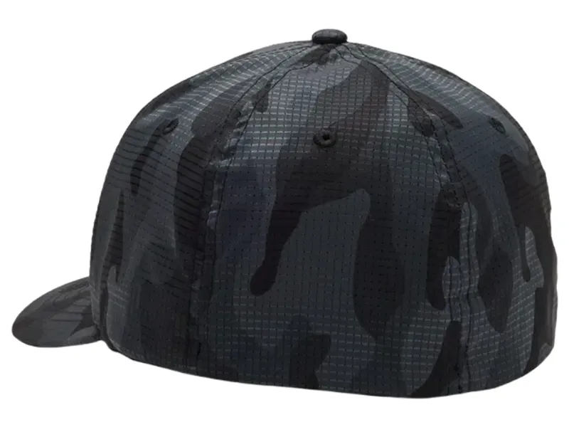 Fox Head Camo Tech Flexfit Hat in Black Camo-1