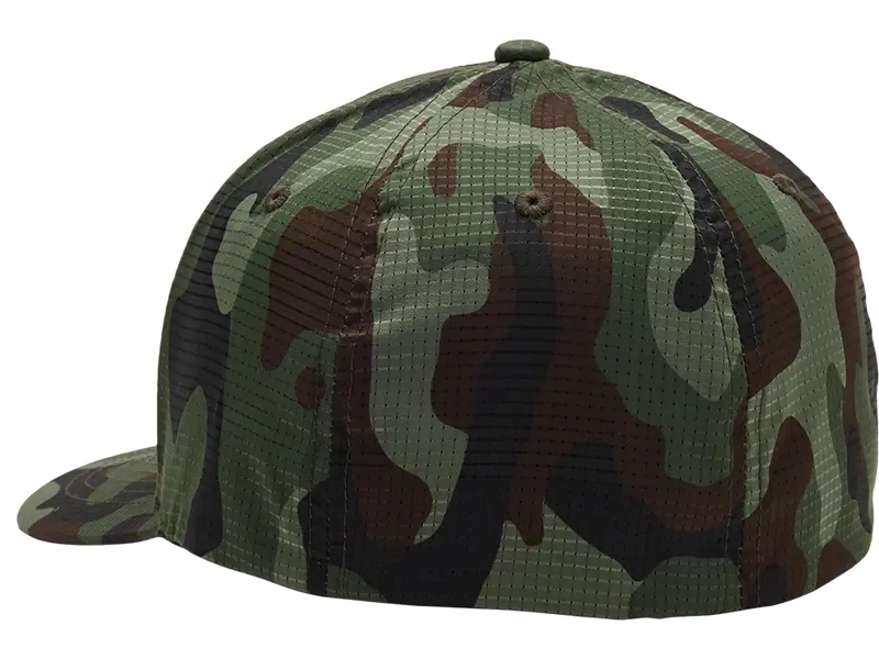 Fox Head Camo Tech Flexfit Hat in Green Camo-1