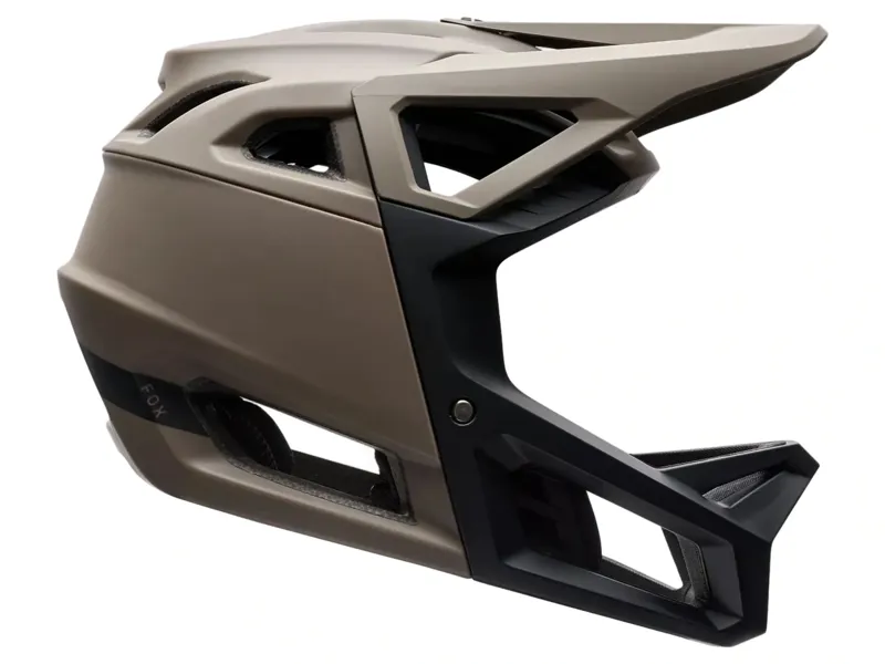 Fox Racing Proframe Solid Full Face MIPS Helmet in Nutmeg Brown-1