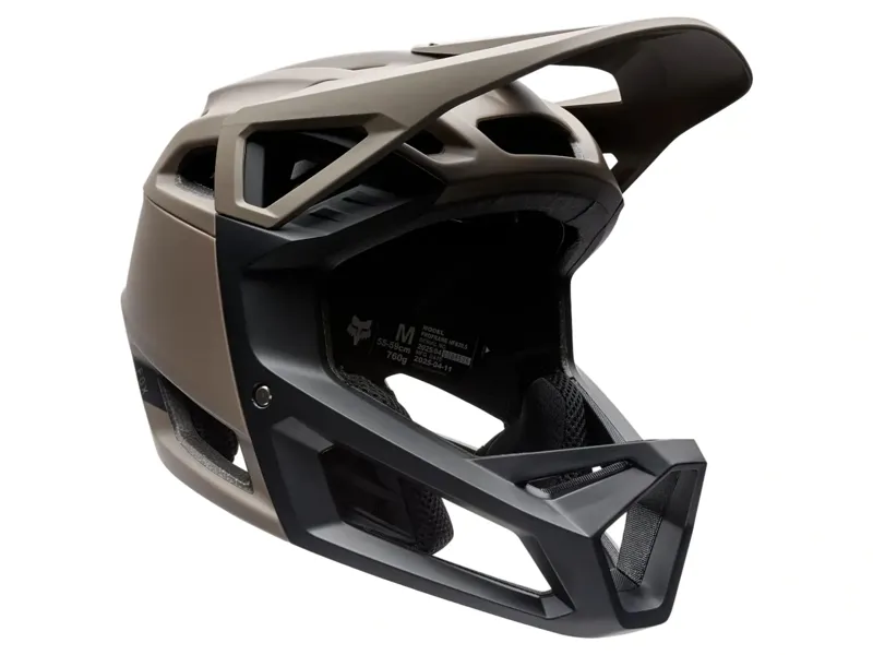 Fox Racing Proframe Solid Full Face MIPS Helmet in Nutmeg Brown