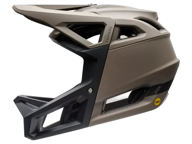 Fox Racing Proframe Solid Full Face MIPS Helmet in Nutmeg Brown-3