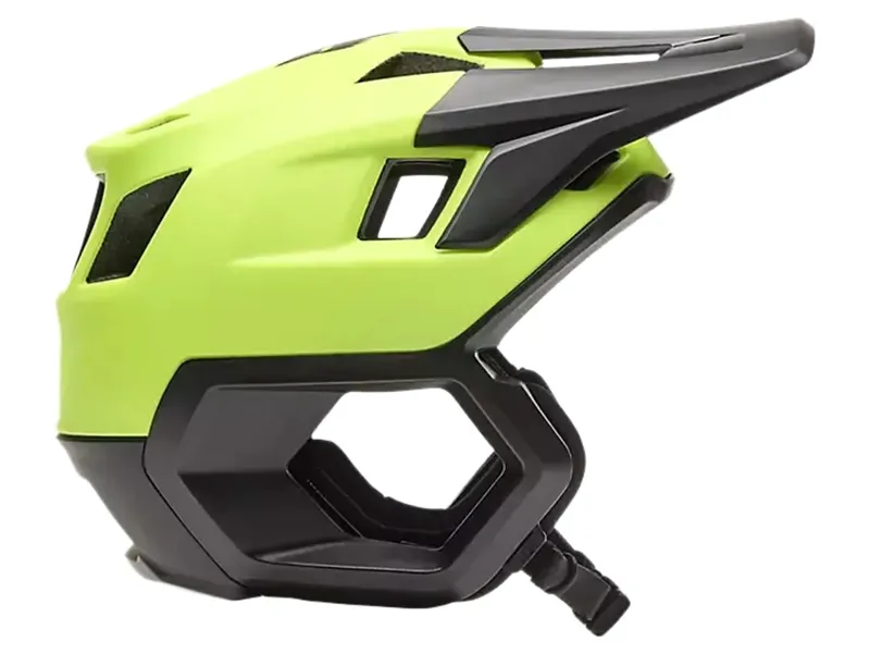 Fox Racing Dropframe Helmet in Fluro Yellow-1
